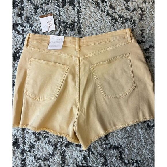 ❤️LC Lauren Conrad High Rise Jean Shorts NWT - Picture 5 of 6